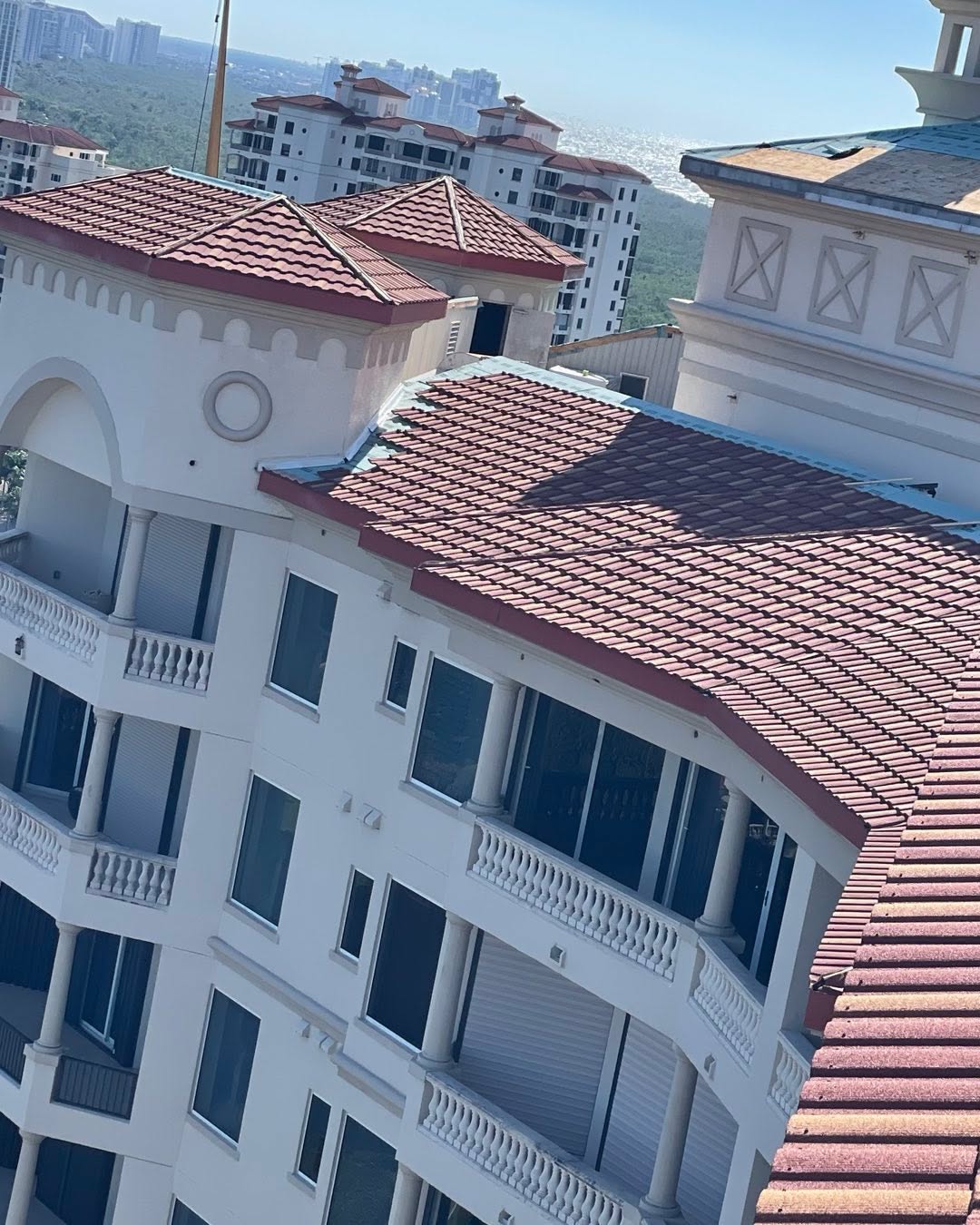 Cedar shake roofing precision work
