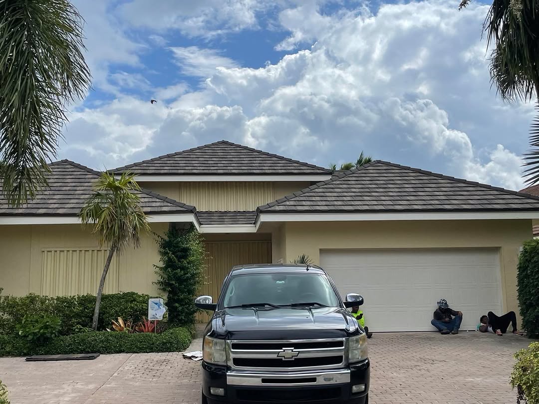 Residential storm damage tile repair